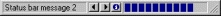 Screenshot of enhanced status bar